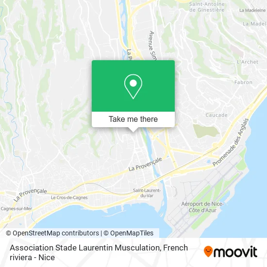 Association Stade Laurentin Musculation map