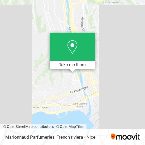 Marionnaud Parfumeries map