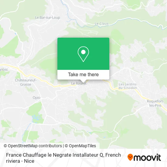 France Chauffage le Negrate Installateur Q map