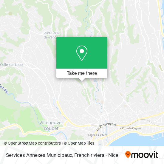 Services Annexes Municipaux map