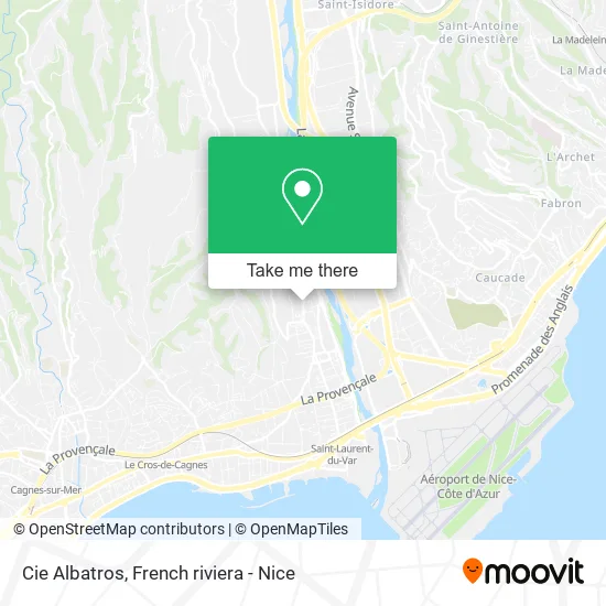 Cie Albatros map