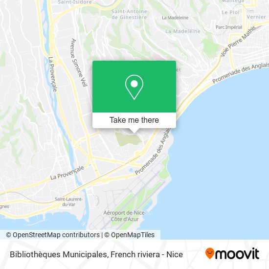 Bibliothèques Municipales map