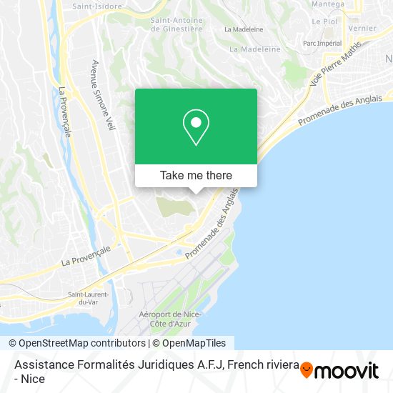 Mapa Assistance Formalités Juridiques A.F.J