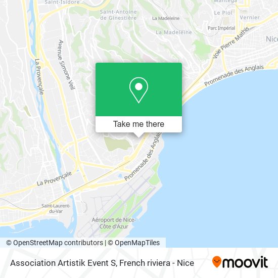 Association Artistik Event S map