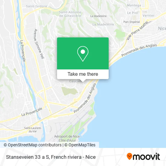 Stanseveien 33 a S map