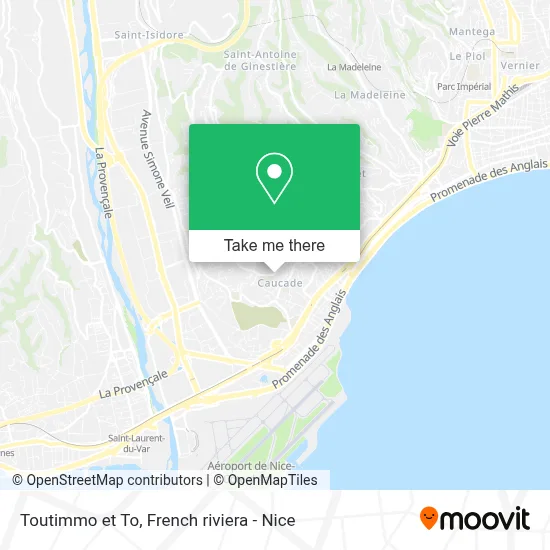 Toutimmo et To map