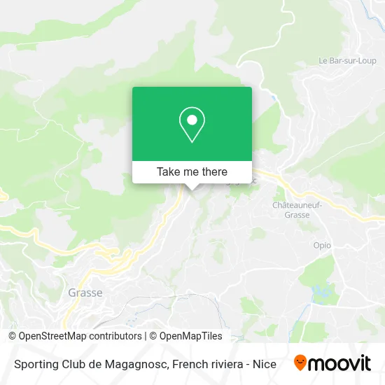 Sporting Club de Magagnosc map