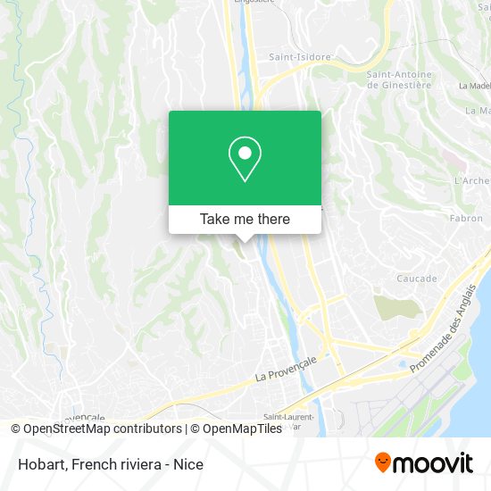 Hobart map