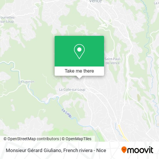 Monsieur Gérard Giuliano map