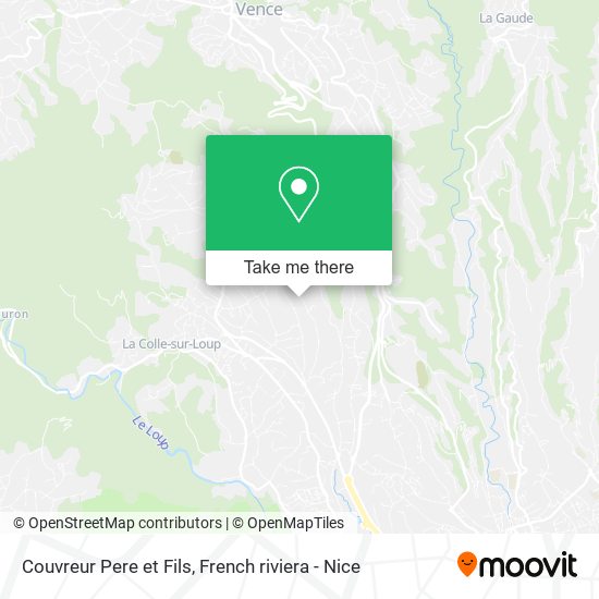 Mapa Couvreur Pere et Fils