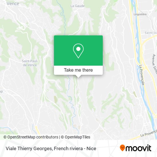 Mapa Viale Thierry Georges