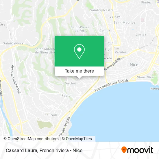 Cassard Laura map