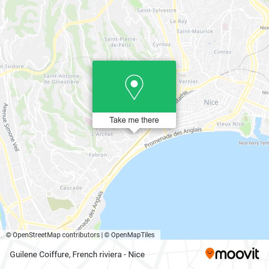 Guilene Coiffure map