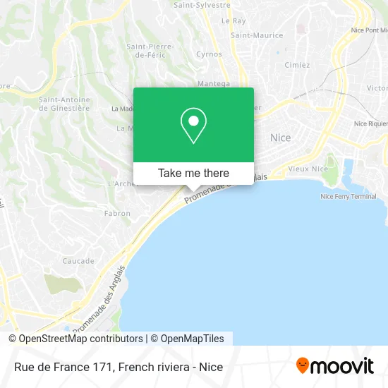 Rue de France 171 map