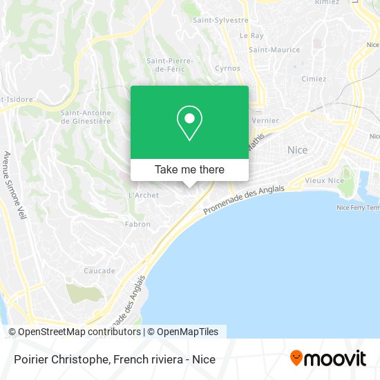 Poirier Christophe map