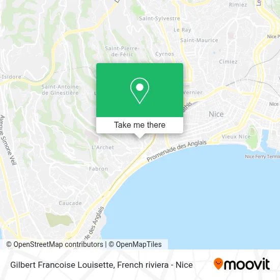 Gilbert Francoise Louisette map