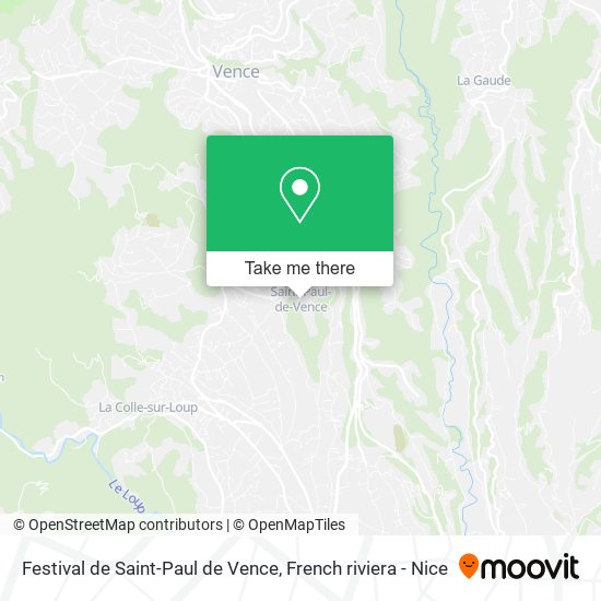 Festival de Saint-Paul de Vence map