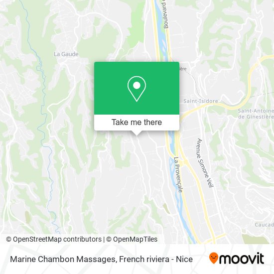 Mapa Marine Chambon Massages