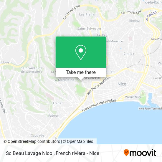 Sc Beau Lavage Nicoi map