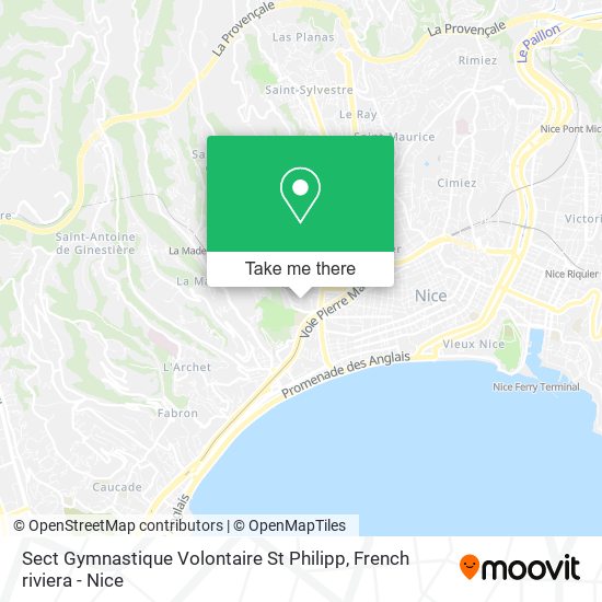 Sect Gymnastique Volontaire St Philipp map