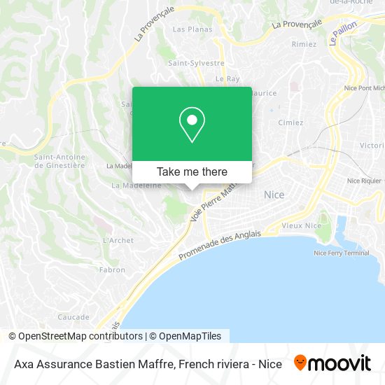 Mapa Axa Assurance Bastien Maffre