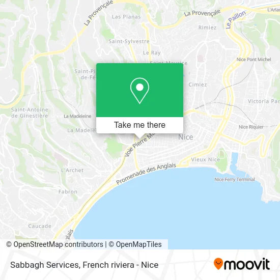 Sabbagh Services map