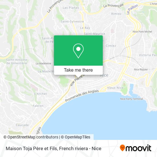 Maison Toja Père et Fils map