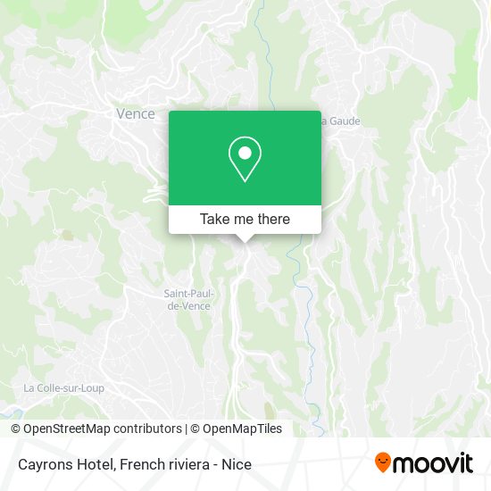 Cayrons Hotel map