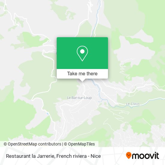 Restaurant la Jarrerie map