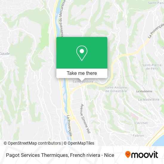 Mapa Pagot Services Thermiques