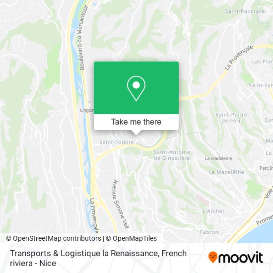 Transports & Logistique la Renaissance map