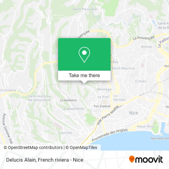 Mapa Delucis Alain