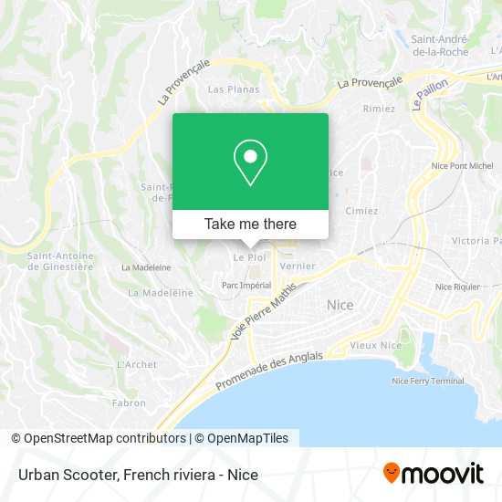 Urban Scooter map