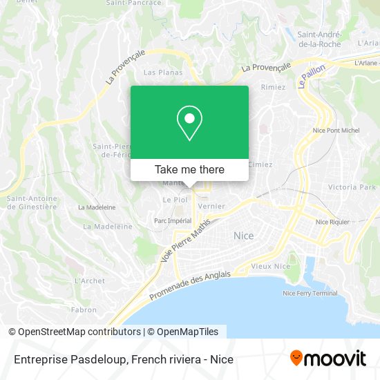 Entreprise Pasdeloup map