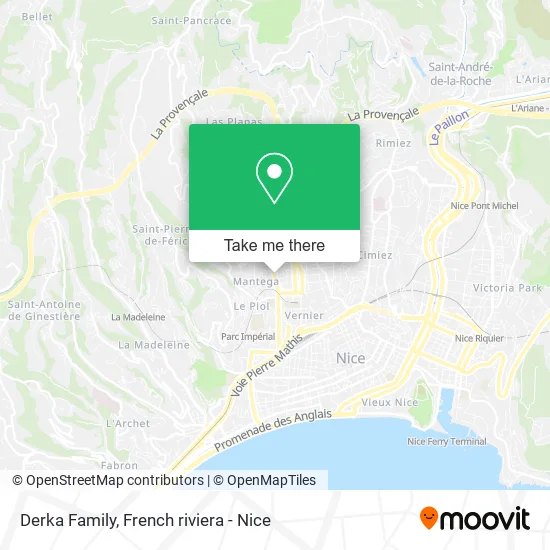 Derka Family map