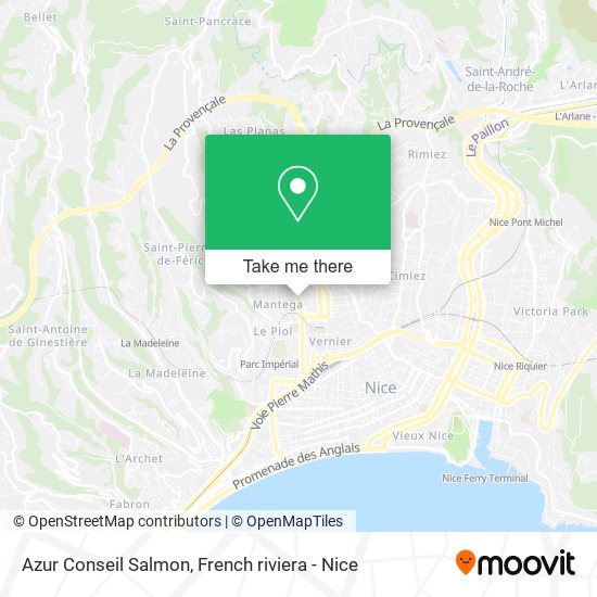 Mapa Azur Conseil Salmon