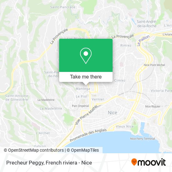 Precheur Peggy map