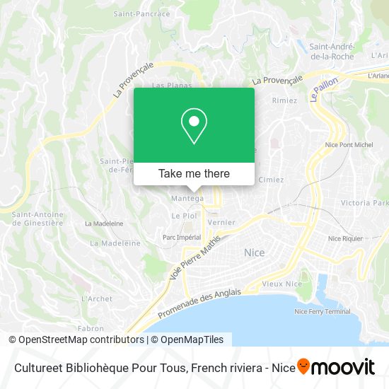 Cultureet Bibliohèque Pour Tous map