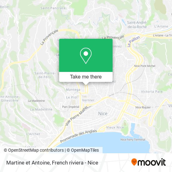 Mapa Martine et Antoine