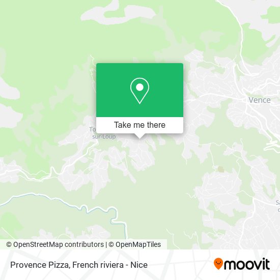 Provence Pizza map