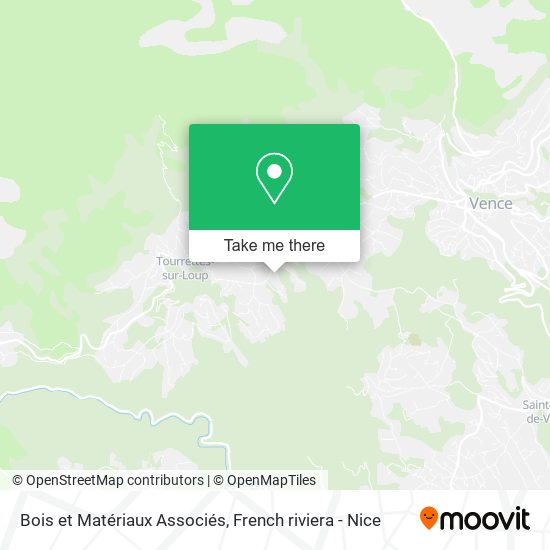 Bois et Matériaux Associés map