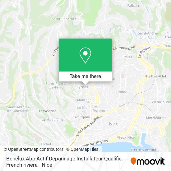 Benelux Abc Actif Depannage Installateur Qualifie map