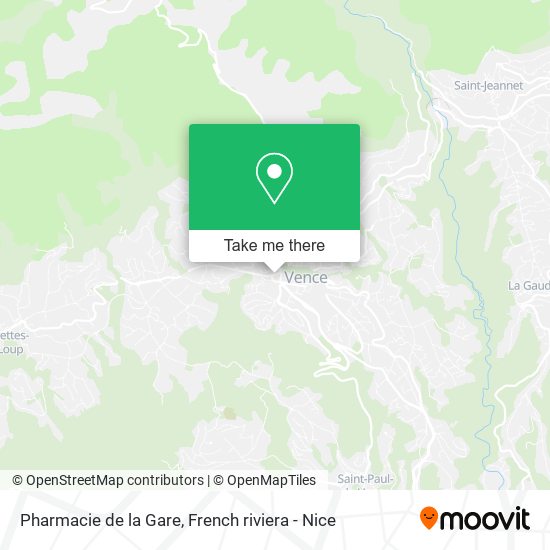 Pharmacie de la Gare map