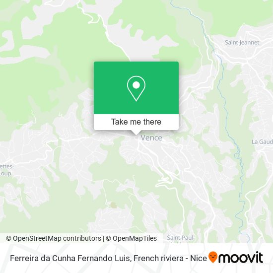 Ferreira da Cunha Fernando Luis map