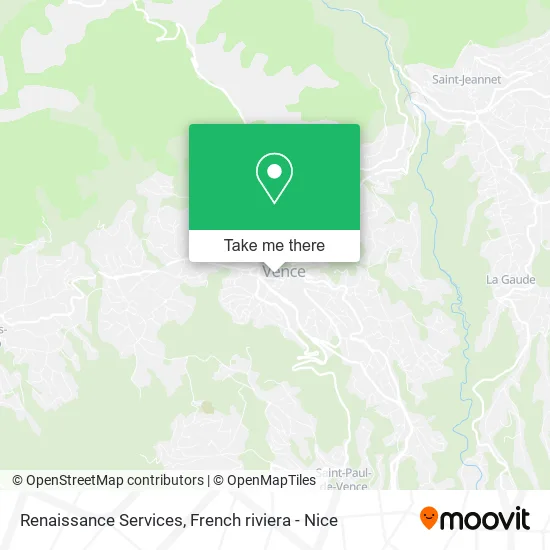 Renaissance Services map