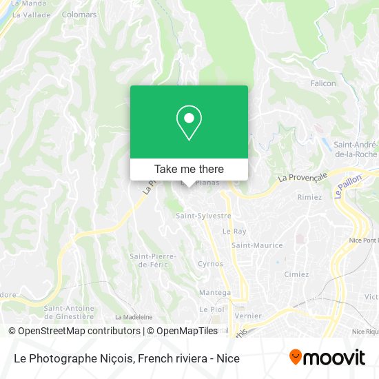 Le Photographe Niçois map