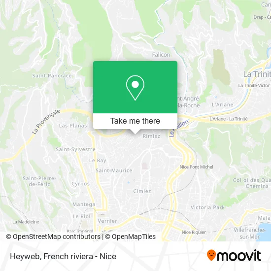 Heyweb map