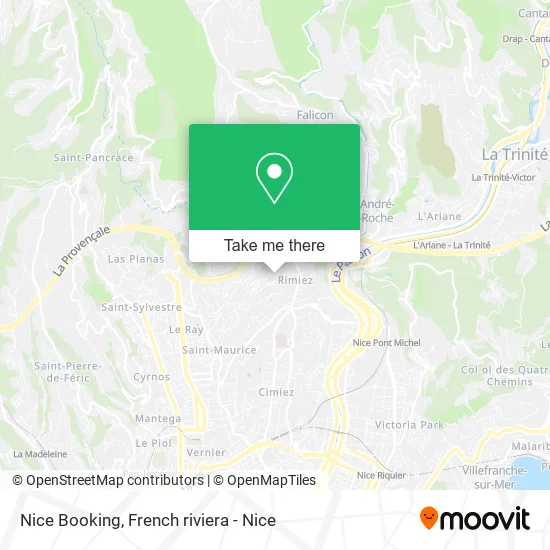 Nice Booking map