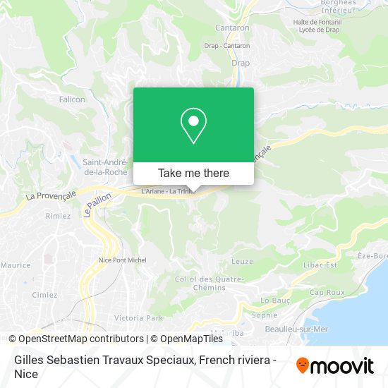 Gilles Sebastien Travaux Speciaux map