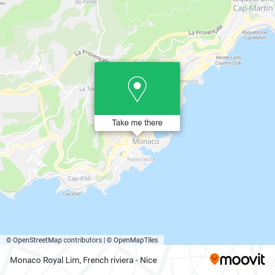 Monaco Royal Lim map